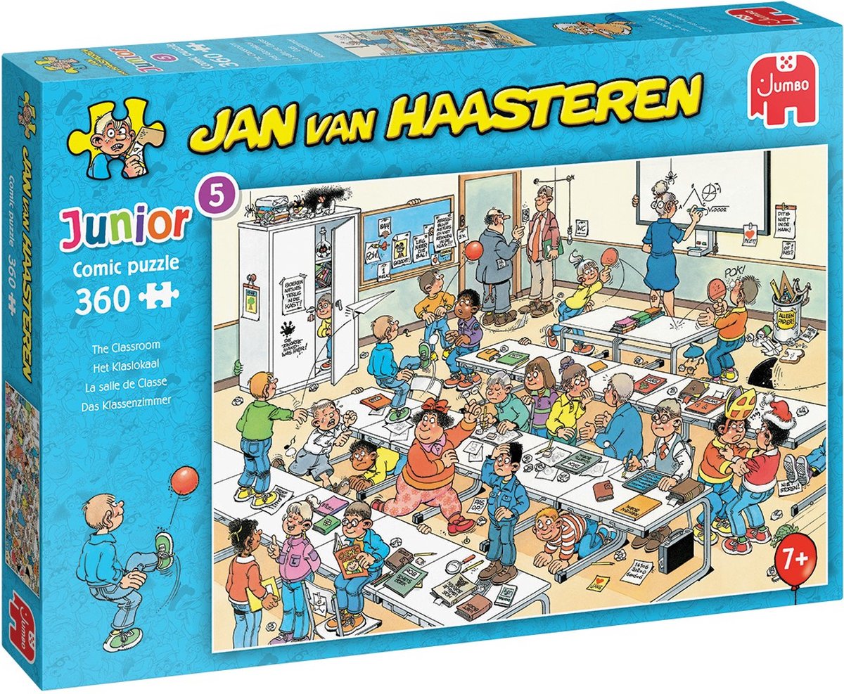 Jan van Haasteren - Klaslokaal (360 stukjes)