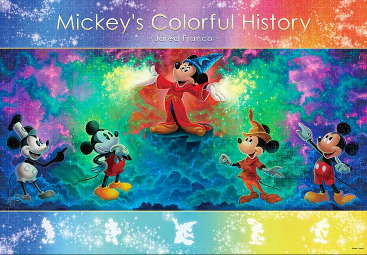 Mickey's colorful history (1000 stukjes)