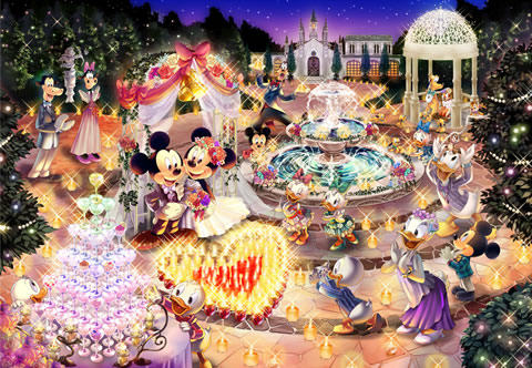 Disney night wedding dream (1000 stukjes)