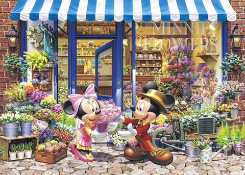 Minnie's Flower Shop (1000 XXS stukjes)