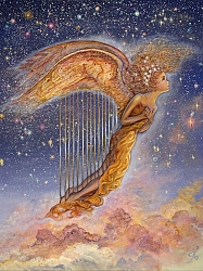 Josephine Wall - Harp Angel (2000 stukjes)
