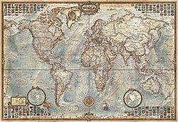 Miniature - Political Map of the World (1000 stukjes)