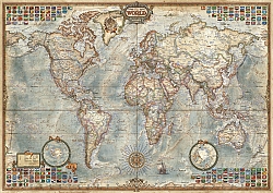 Political map of the world (1500 stukjes)