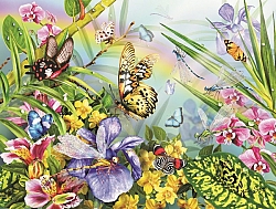 35120 - A frog and some butterflies (500 stukjes)