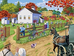 38809 - Amish Schoolyard (500 stukjes)