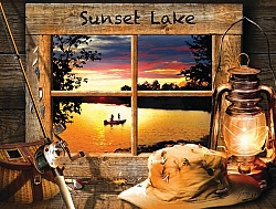 67955 - Sunset Lake (500 stukjes)