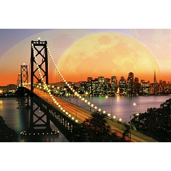 San Francisco bij Nacht (3000 stukjes)